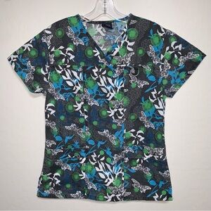 Medgear Butterfly Scrubs Top